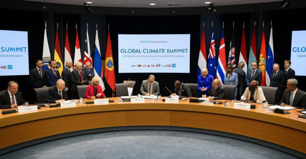 Global Climate Summit Reaches Historic Agreement on Emissions